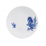 Meissen Cosmopolitan Blue Treasures Dessert Plate  Decor: Blue Treasures
Designer / Artist: Meissen Atelier
Year of Creation: 2020
Materials: Porcelain
Height: 2.4 cm
Diameter: 22.5 cm
Weight: 405 g 